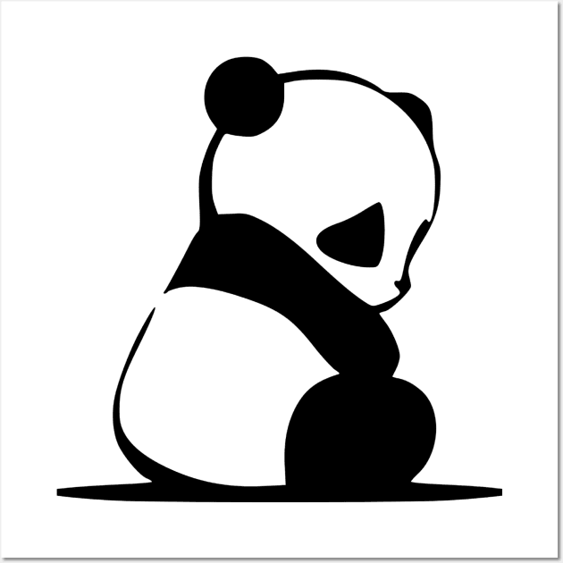 Panda Bear Wall Art by Tee lover